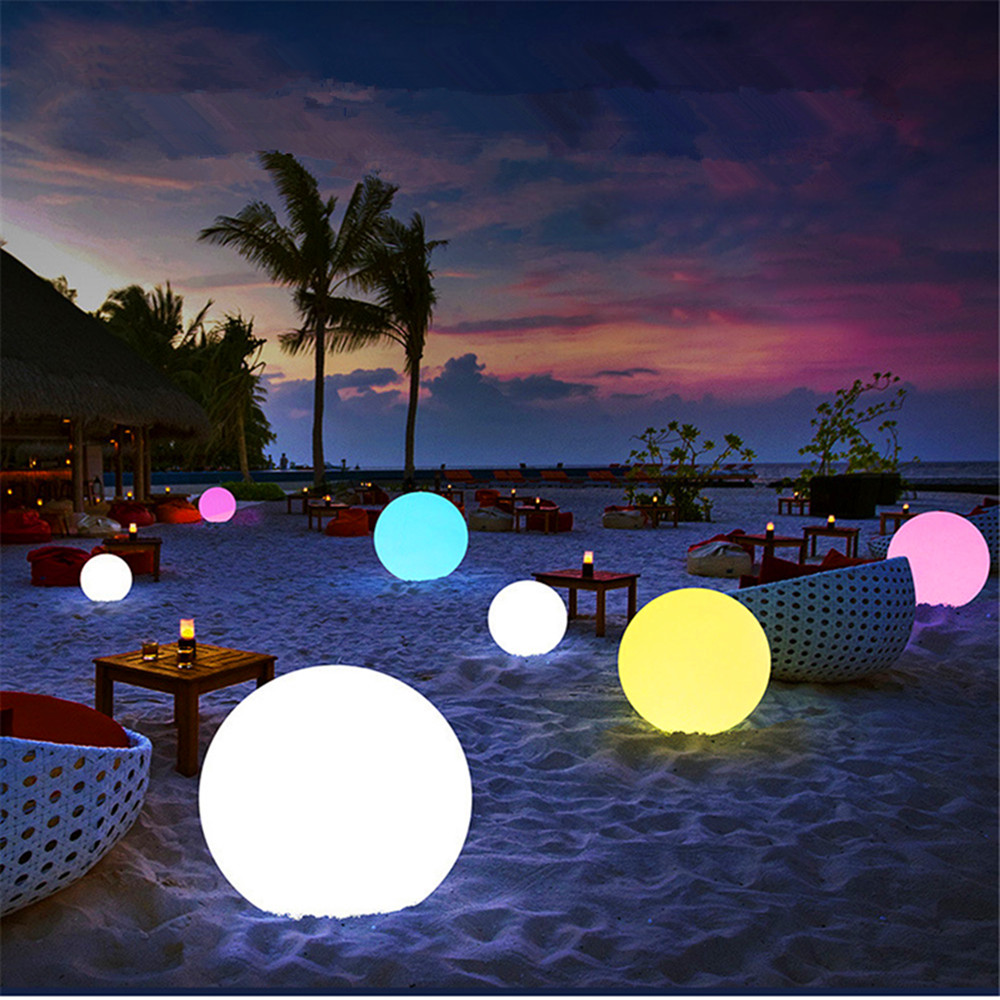 Kids Outdoor Yard - Luz de bola brilhante led recarregável