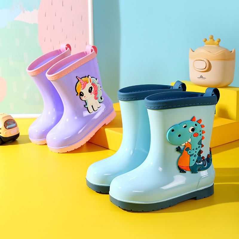 Kids Outdoor Water - Botas de chuva de dinossauro para