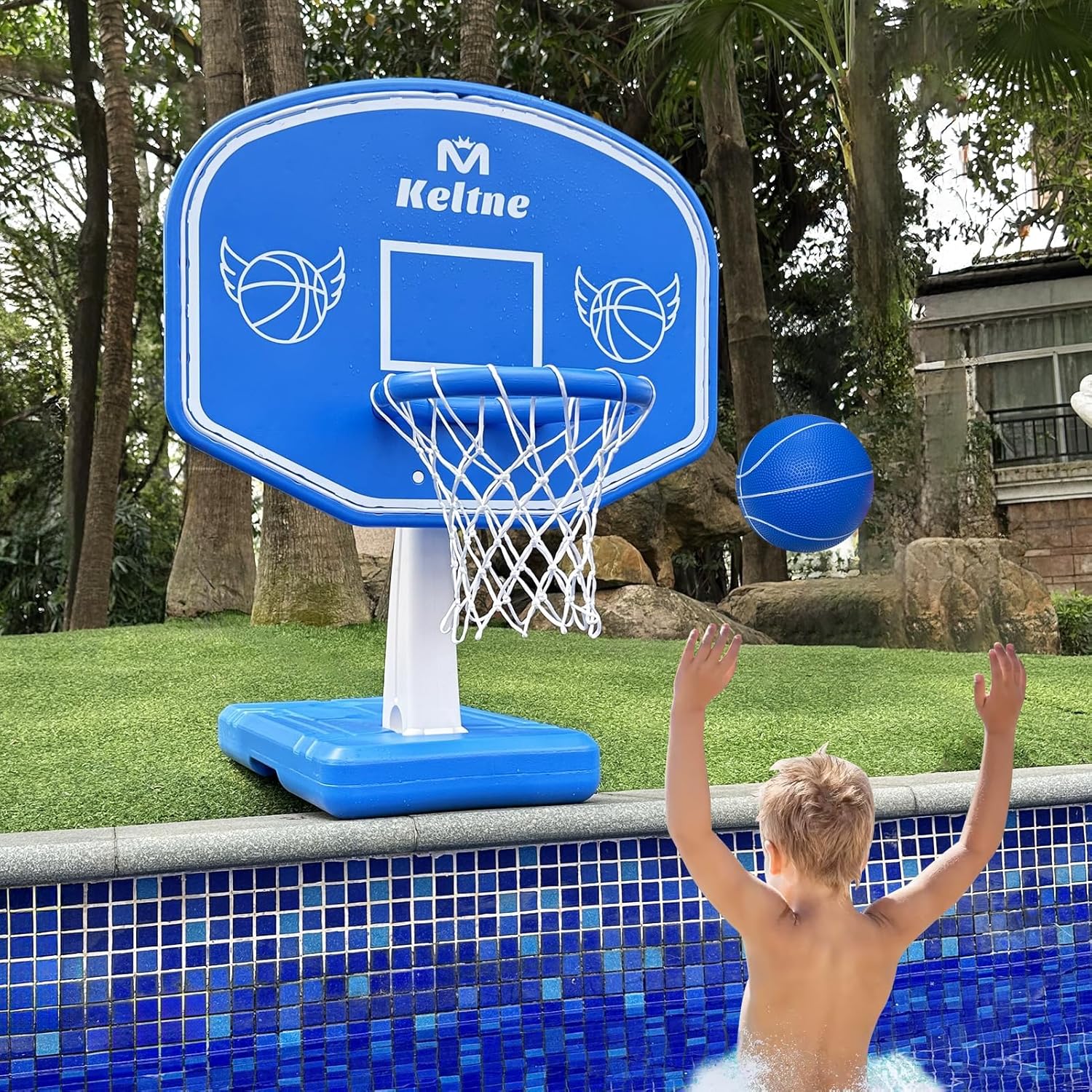 Kids Outdoor Water - Aro de Basquete Grande para Piscina
