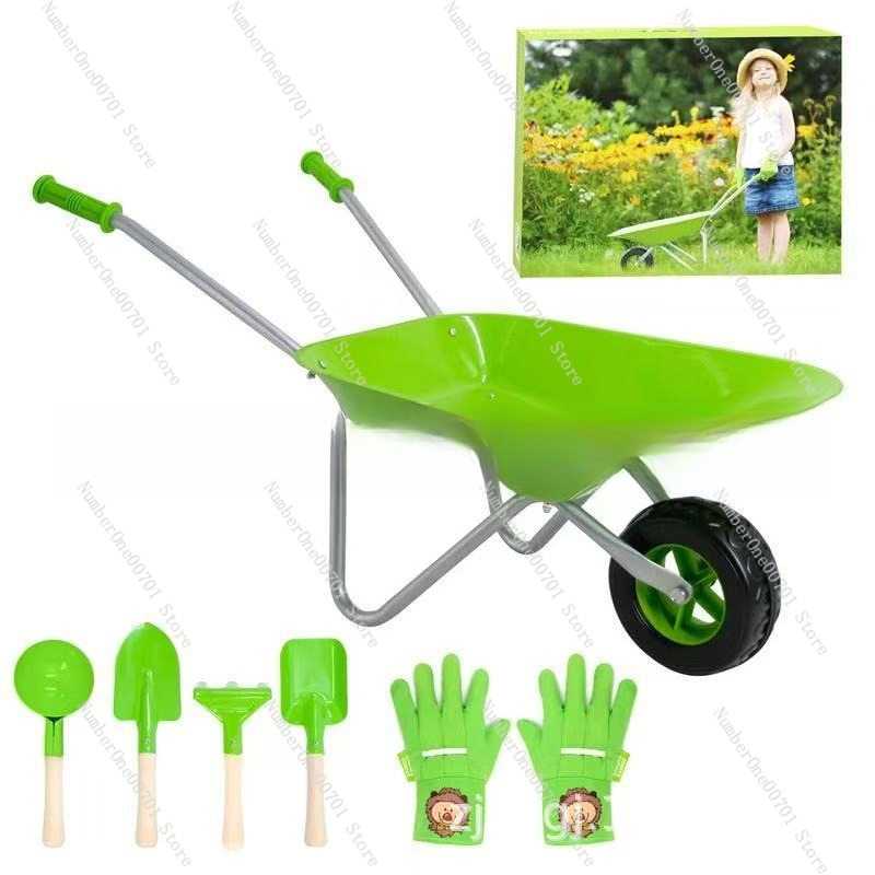 Kids Outdoor Activity Toys - Carrinho de Mão Infantil para Exterior,