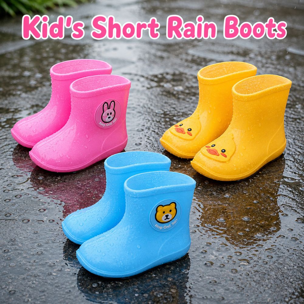 Kids Outdoor Water - Botas de Chuva Curtas Antiderrapantes para