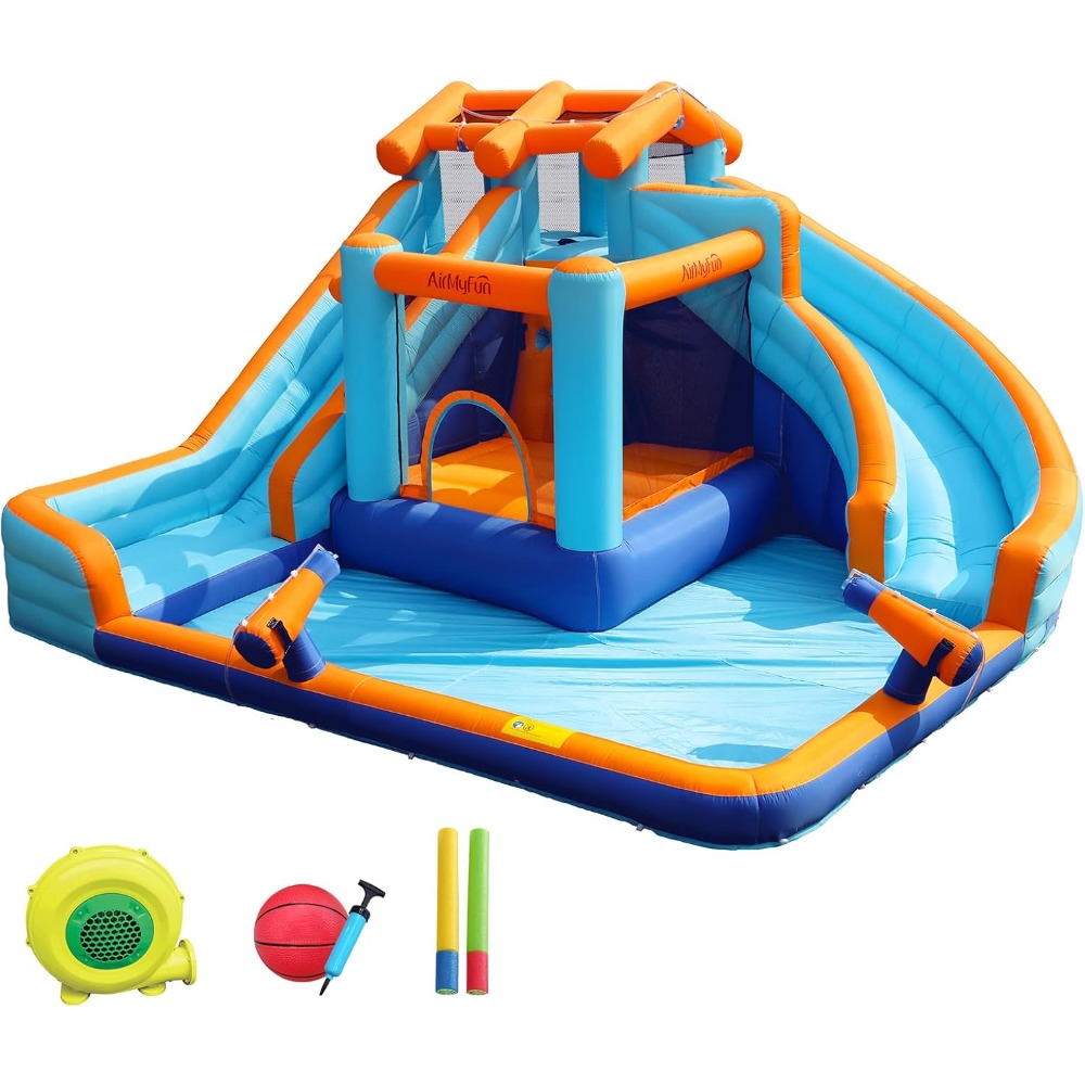 Kids Outdoor Water - Grande Escorregador Aquático Casa de Pula