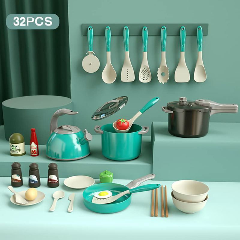 Pretend Cooking Playset com Pl - Kids Outdoor Mud Kitchen Accessories avaliação e preço