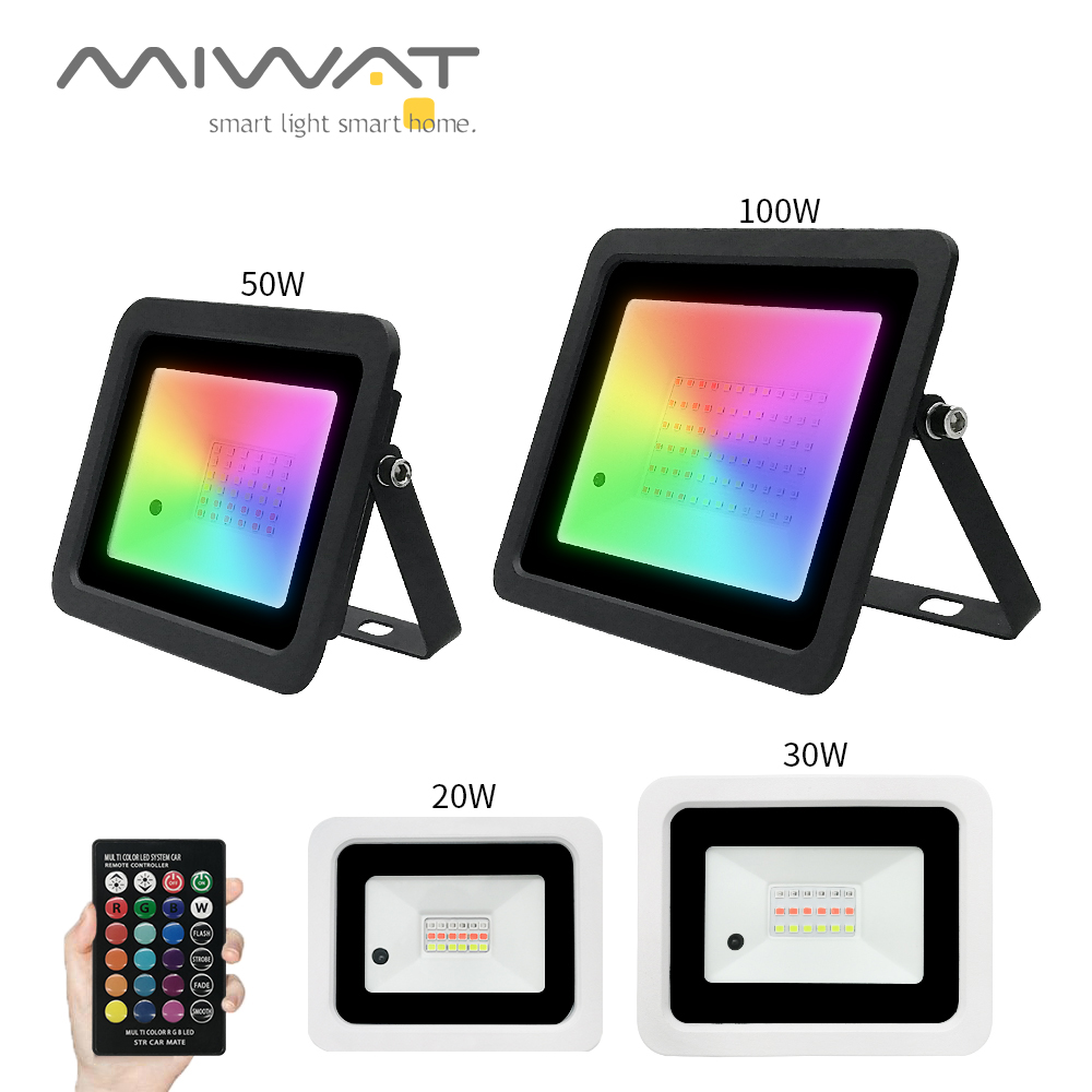 Luz de inundação rgb 100w 50 3 - Balance Beam Outdoor avaliação e preço