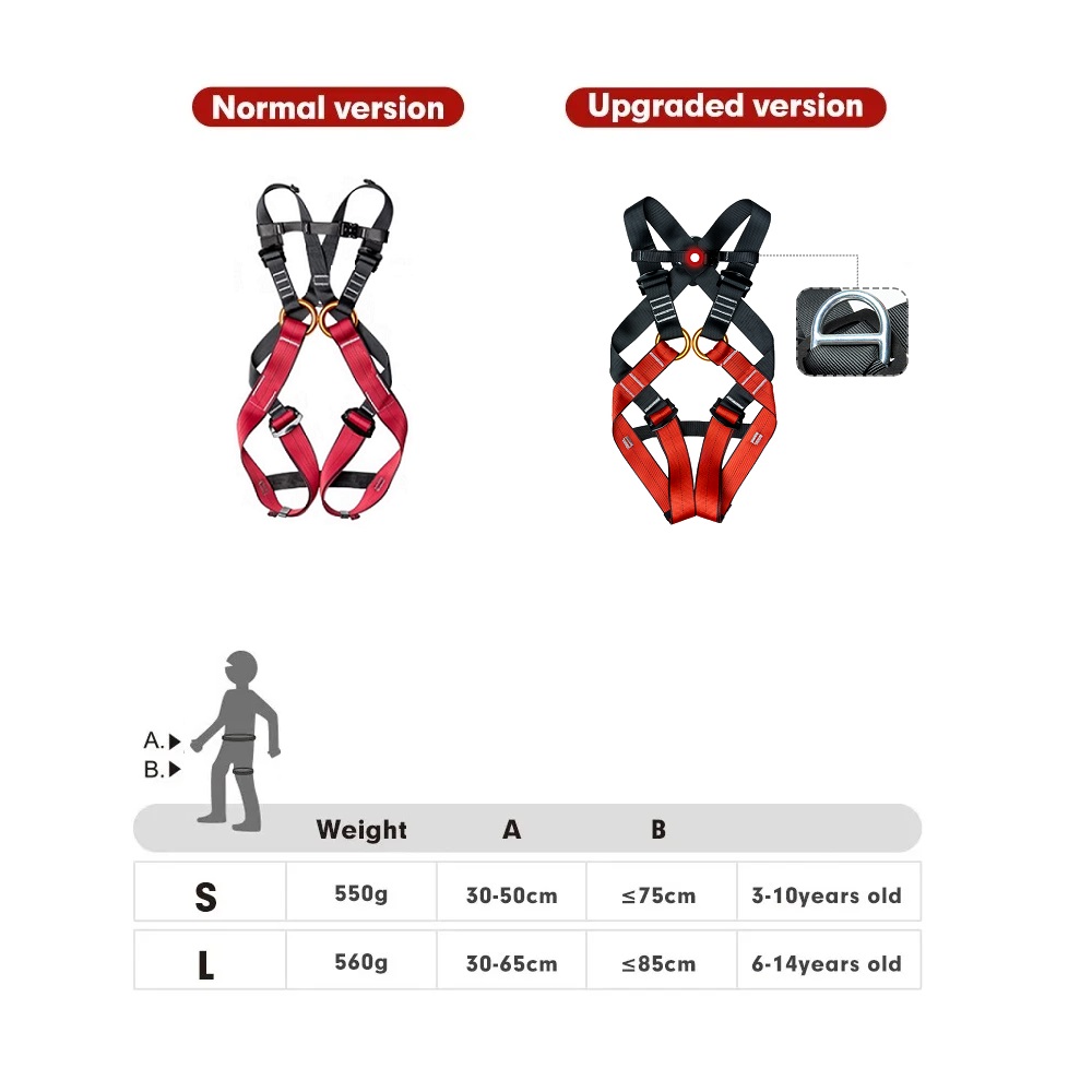 Arnês de corpo inteiro para ex - Kids Outdoor Climber avaliação e preço