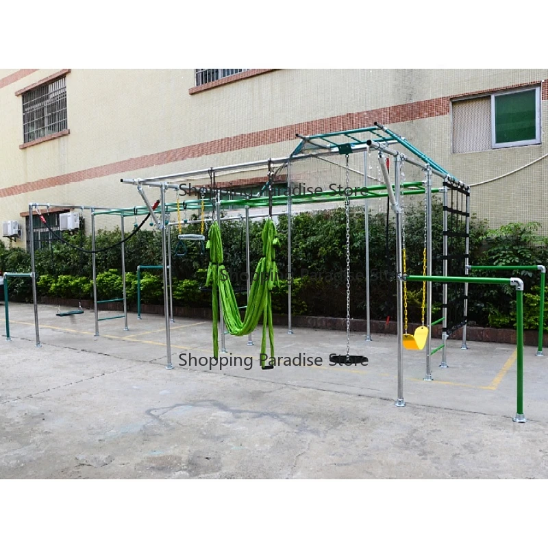 Conjunto de equipamentos de tr - Kids Outdoor Ninja Warrior Course avaliação e preço