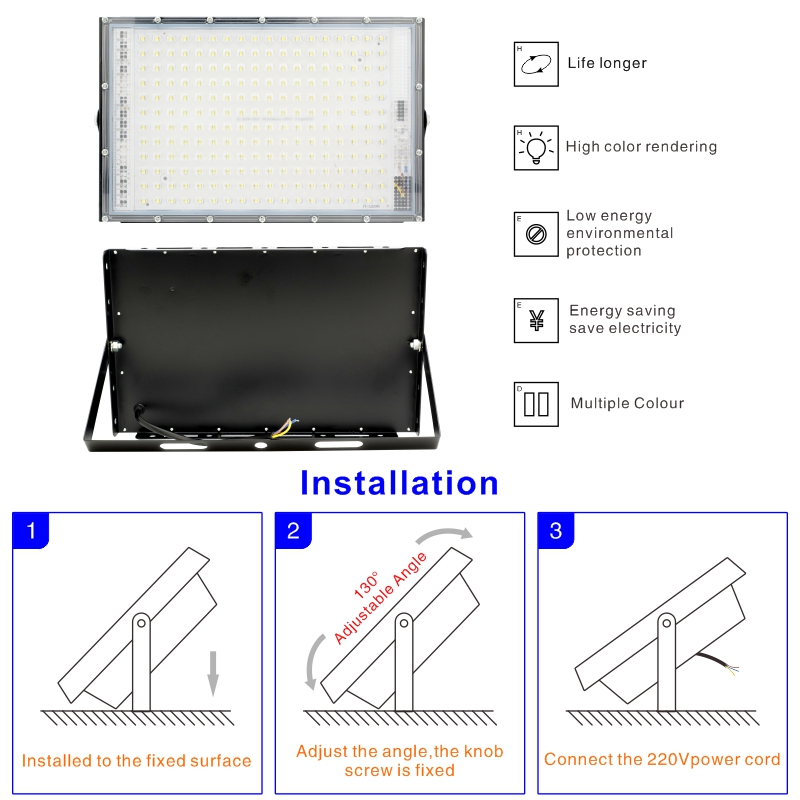 1/2/3PCS 110V 220V Holofote Le - Balance Beam Outdoor avaliação e preço