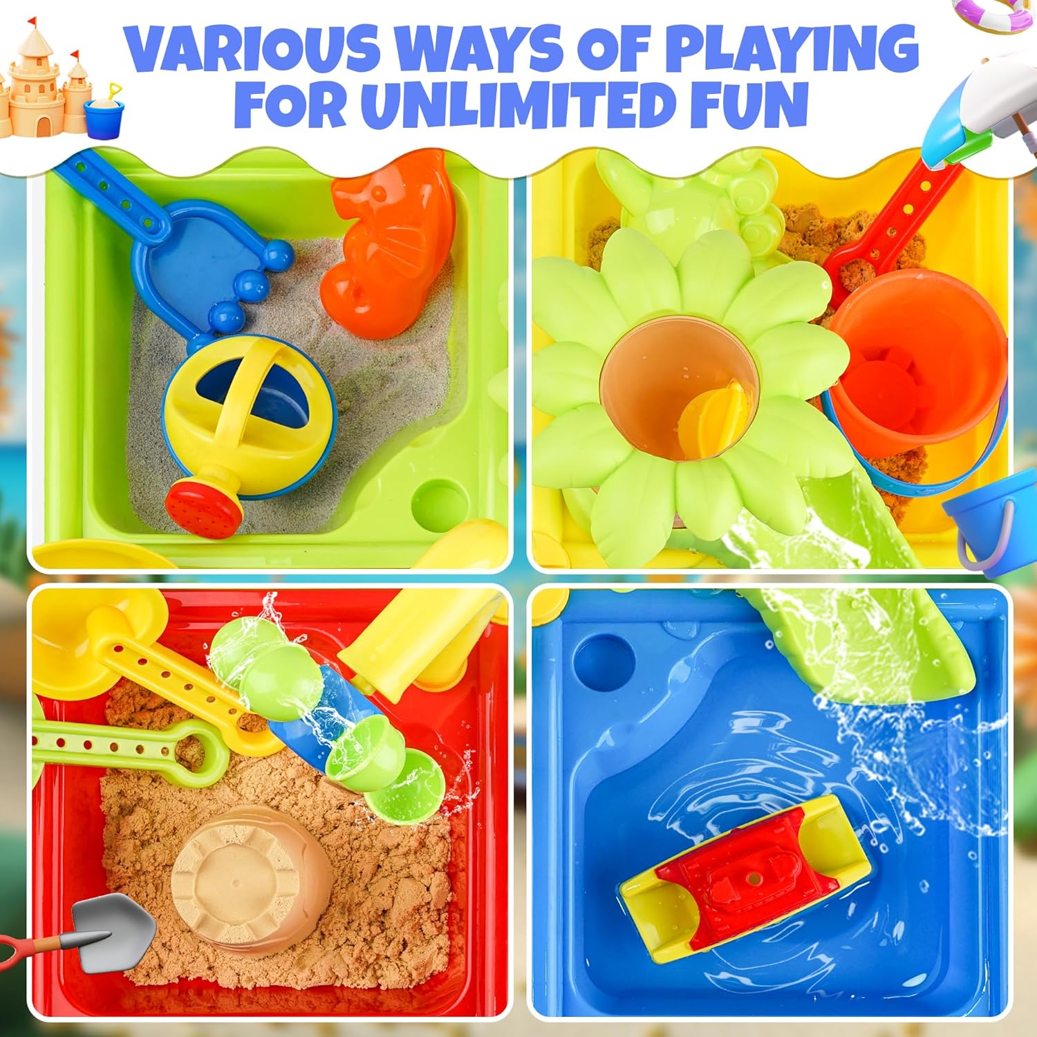 25 pçs mesa de água de verão p - Kids Outdoor Activity Toys avaliação e preço