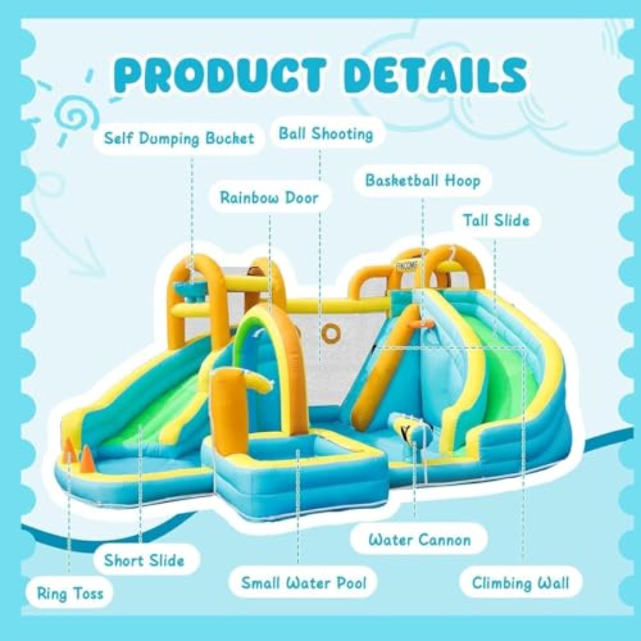 Parque aquático inflável para  - Kids Outdoor Water avaliação e preço