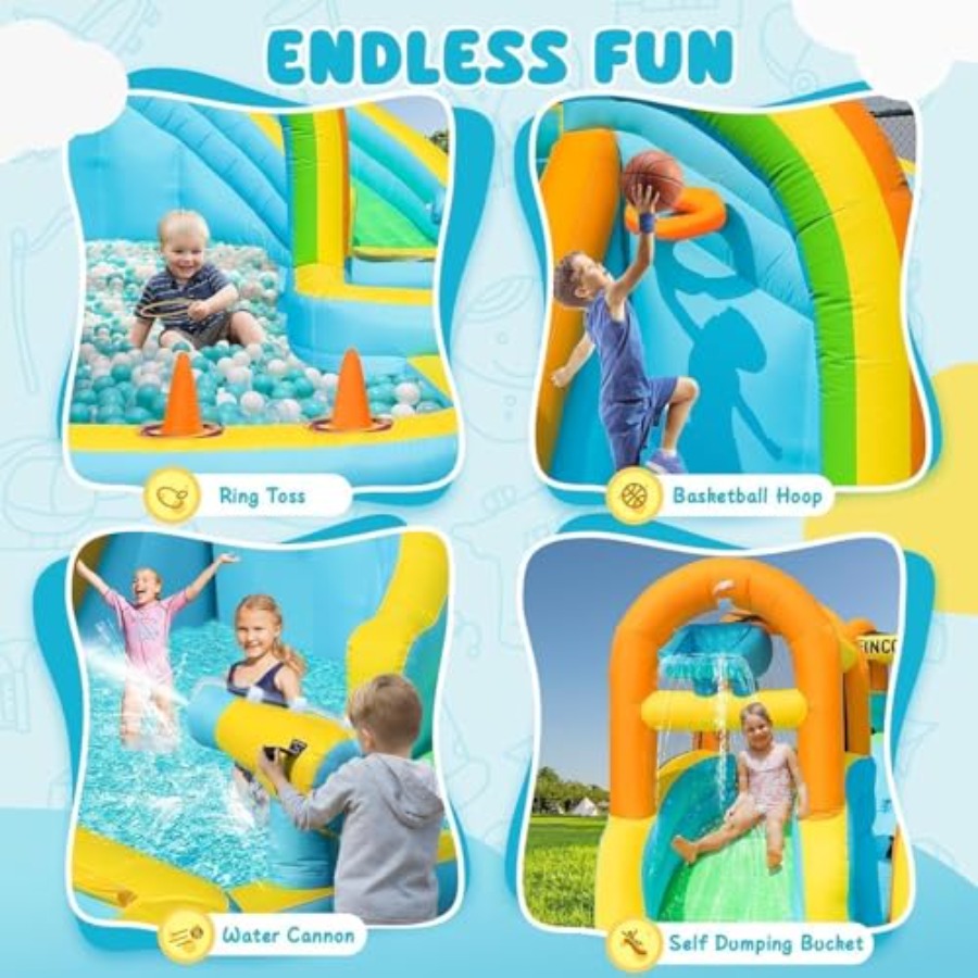Parque aquático inflável para  - Kids Outdoor Water avaliação e preço