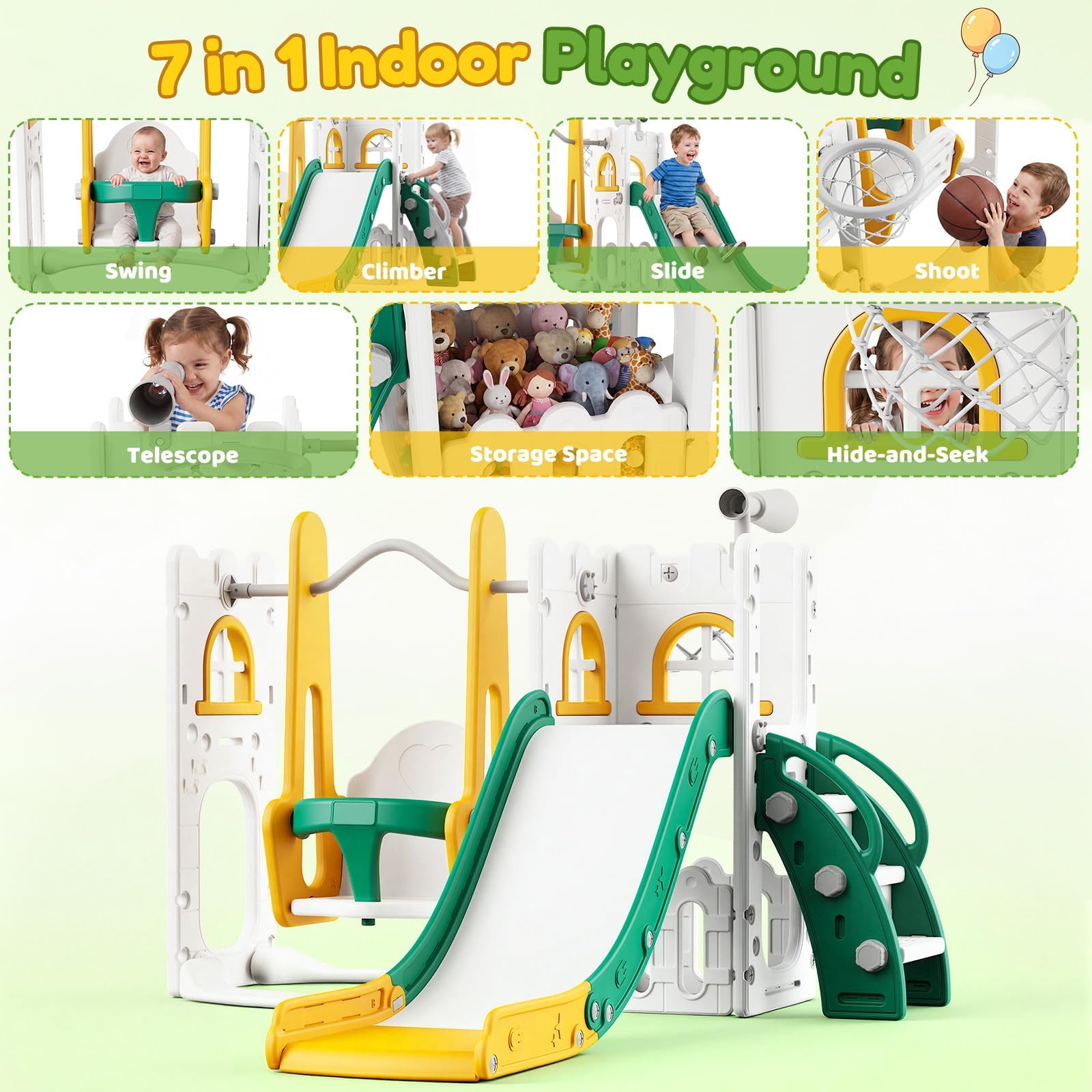 Conjunto de Escorregador e Bal - Kids Outdoor Climber avaliação e preço