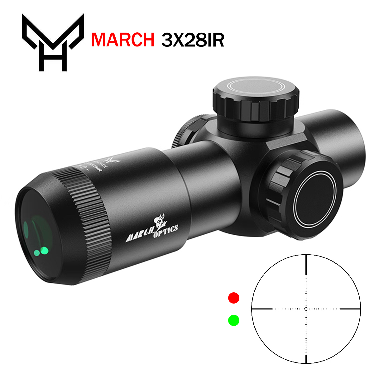 Mira Tática HT 3X28IR para Air - Balance Beam Outdoor avaliação e preço