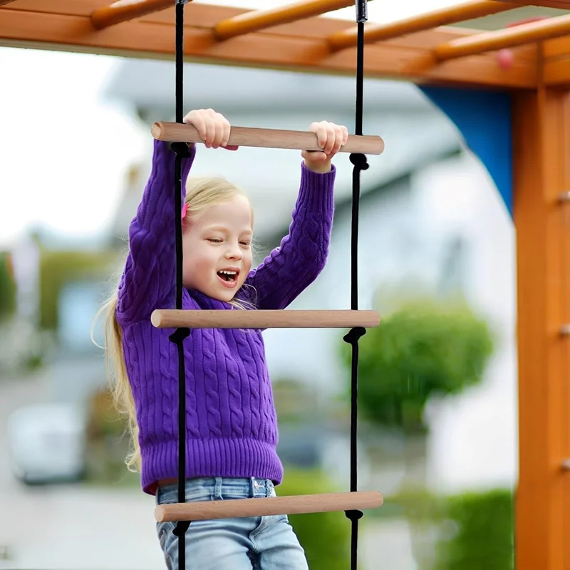 Crianças escalada corda escada - Kids Outdoor Climber avaliação e preço