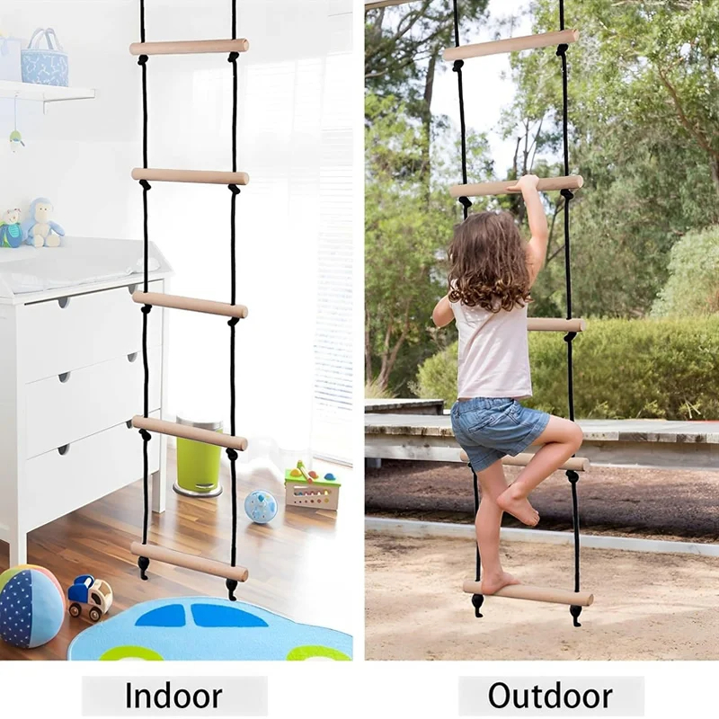 Crianças escalada corda escada - Kids Outdoor Climber avaliação e preço