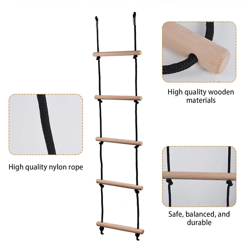 Crianças escalada corda escada - Kids Outdoor Climber avaliação e preço