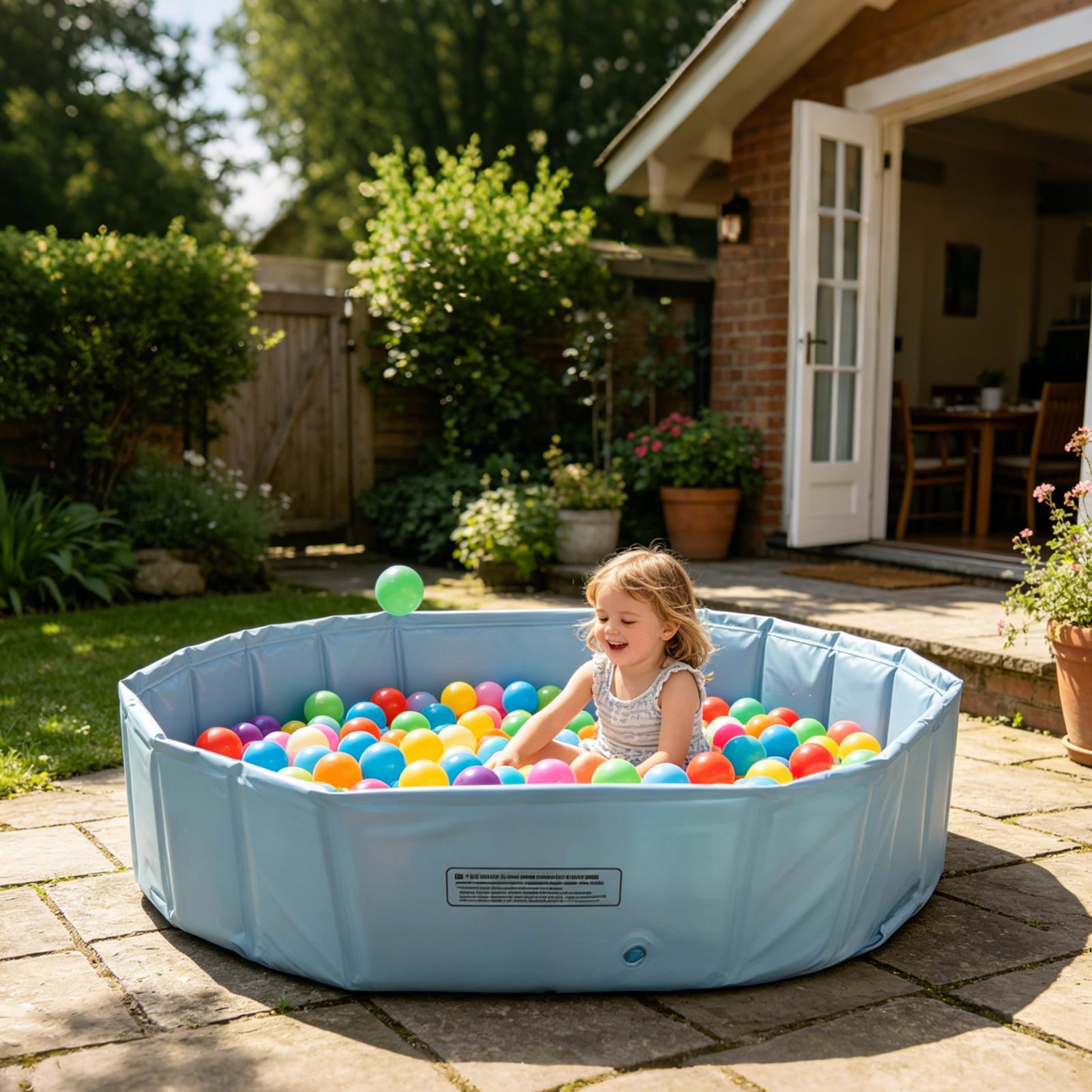 Piscina Dobrável Portátil para - Kids Outdoor Yard avaliação e preço