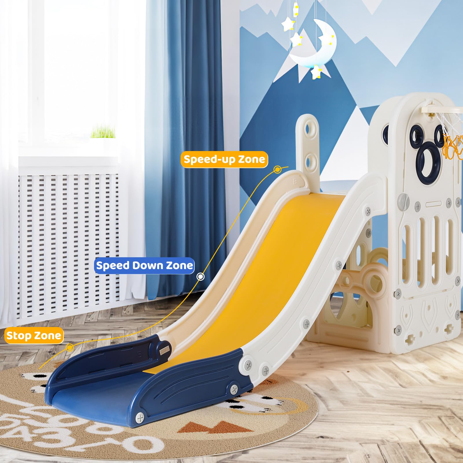 Conjunto de Escorregador 6 em  - Kids Outdoor Climber avaliação e preço