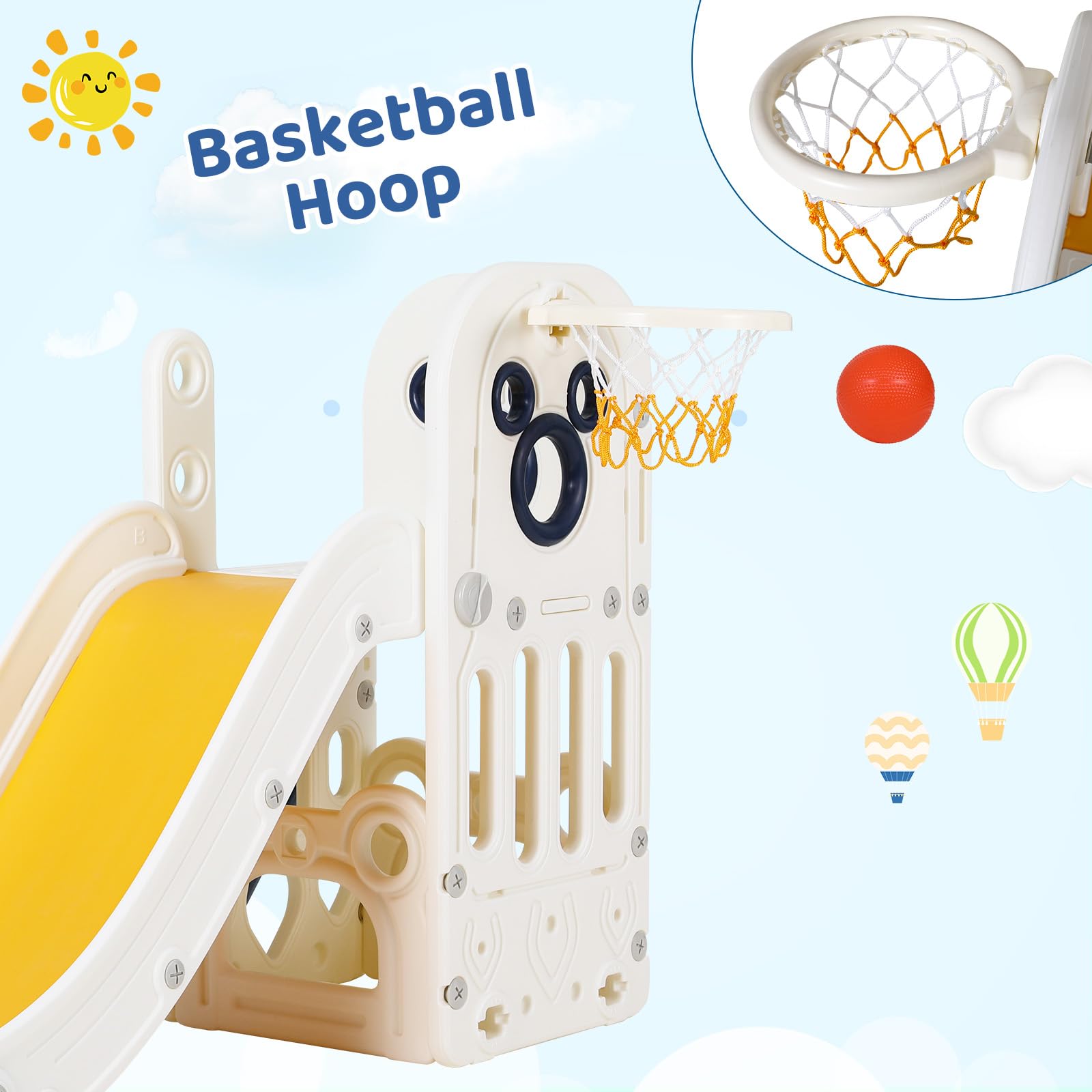 Conjunto de Escorregador 6 em  - Kids Outdoor Climber avaliação e preço