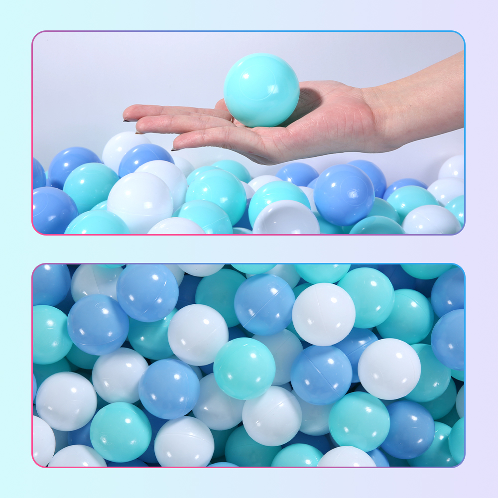 100 pçs cores bolas de plástic - Kids Outdoor House Accessories avaliação e preço