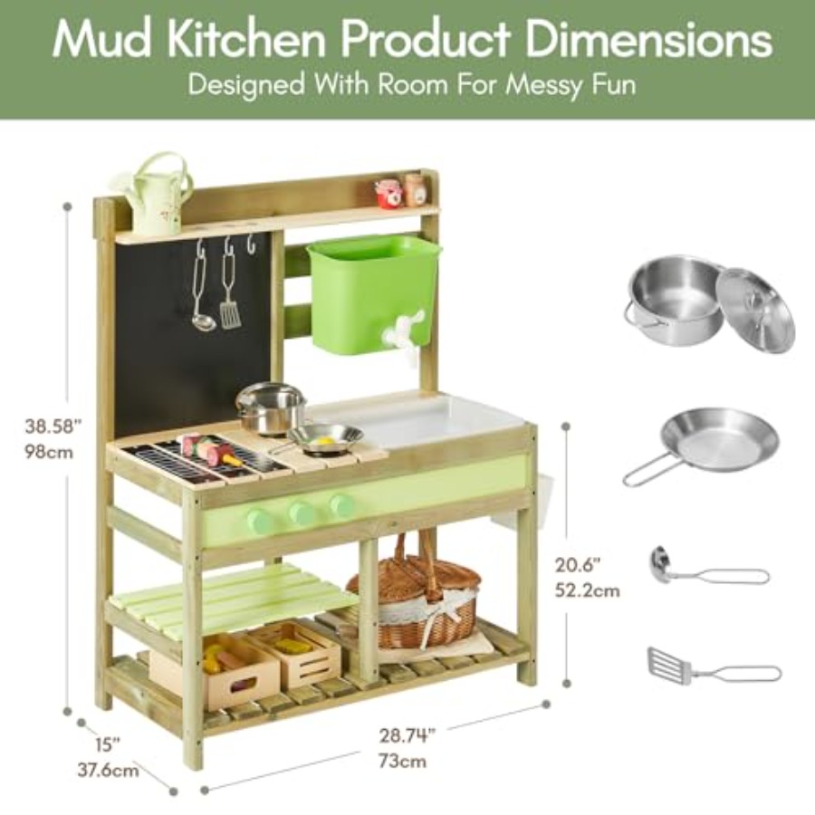 Cozinha de lama ao ar livre pa - Kids Outdoor Mud Table avaliação e preço
