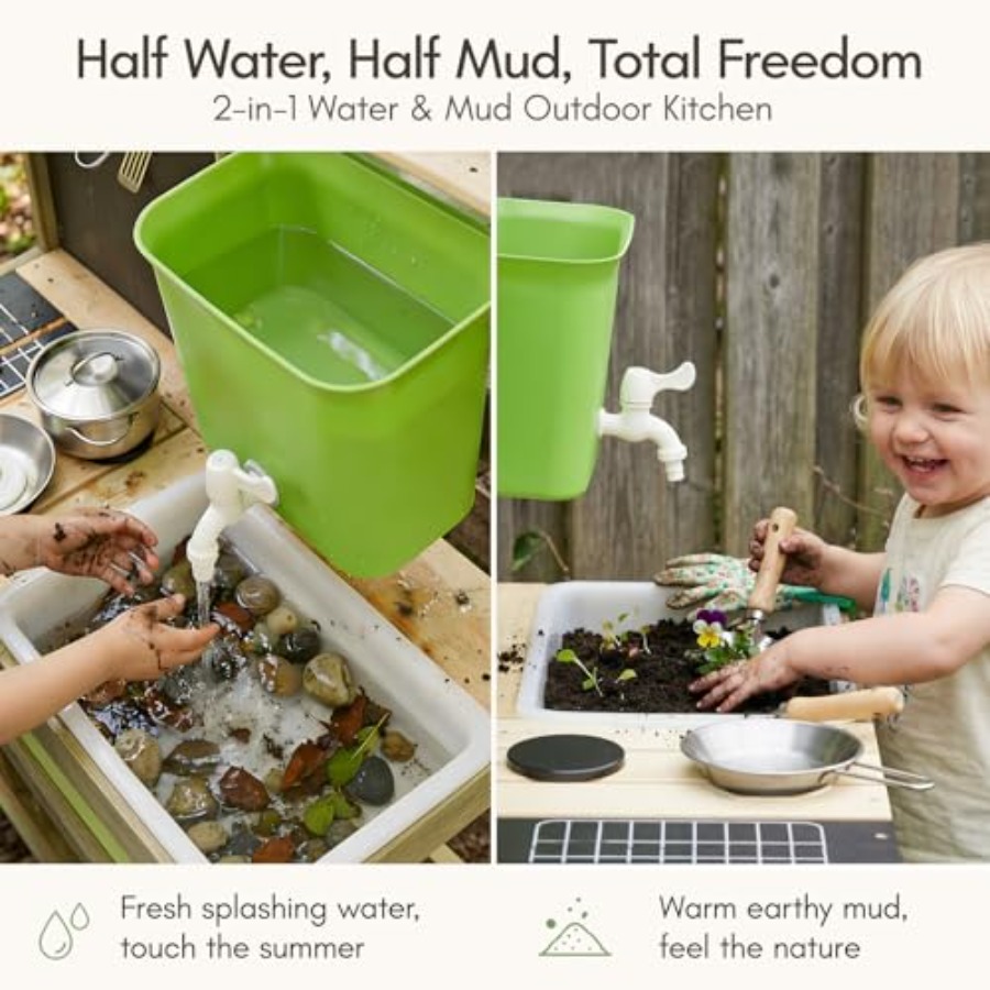 Cozinha de lama ao ar livre pa - Kids Outdoor Mud Table avaliação e preço