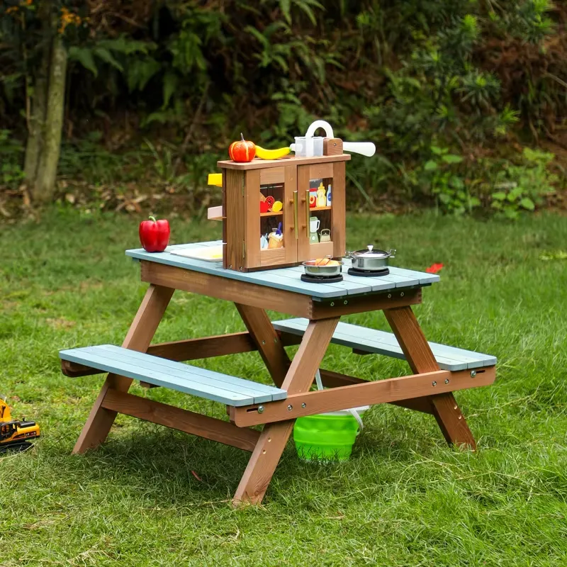 Conjunto de Mesa de Piquenique - Kids Outdoor Mud Table avaliação e preço