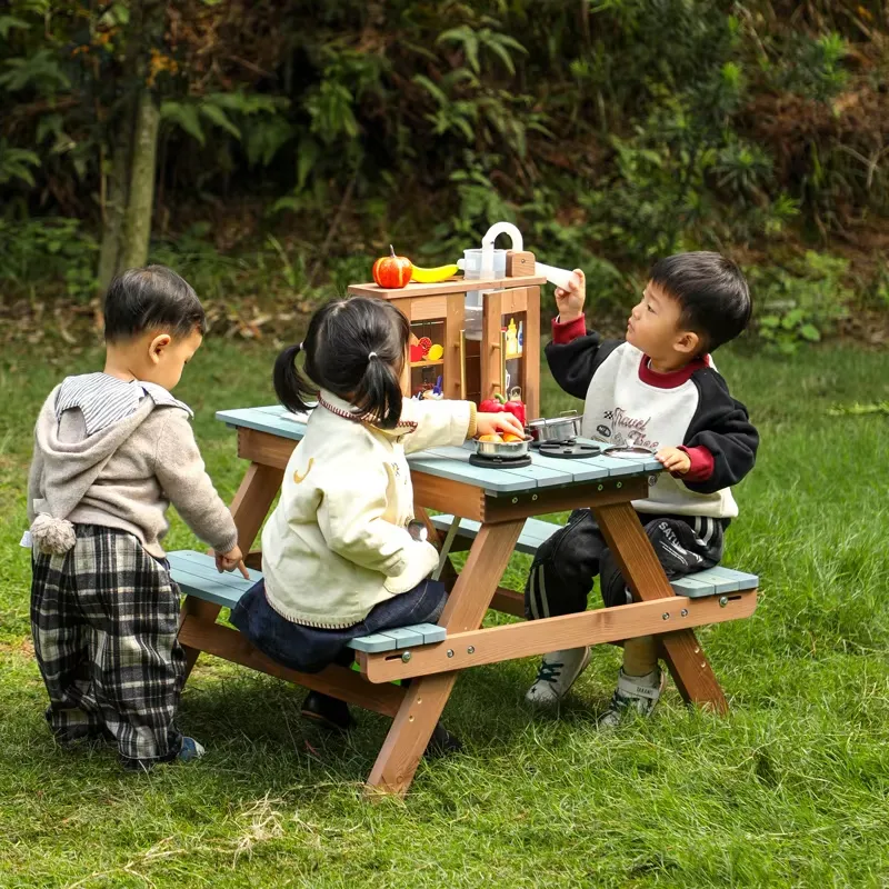 Conjunto de Mesa de Piquenique - Kids Outdoor Mud Table avaliação e preço