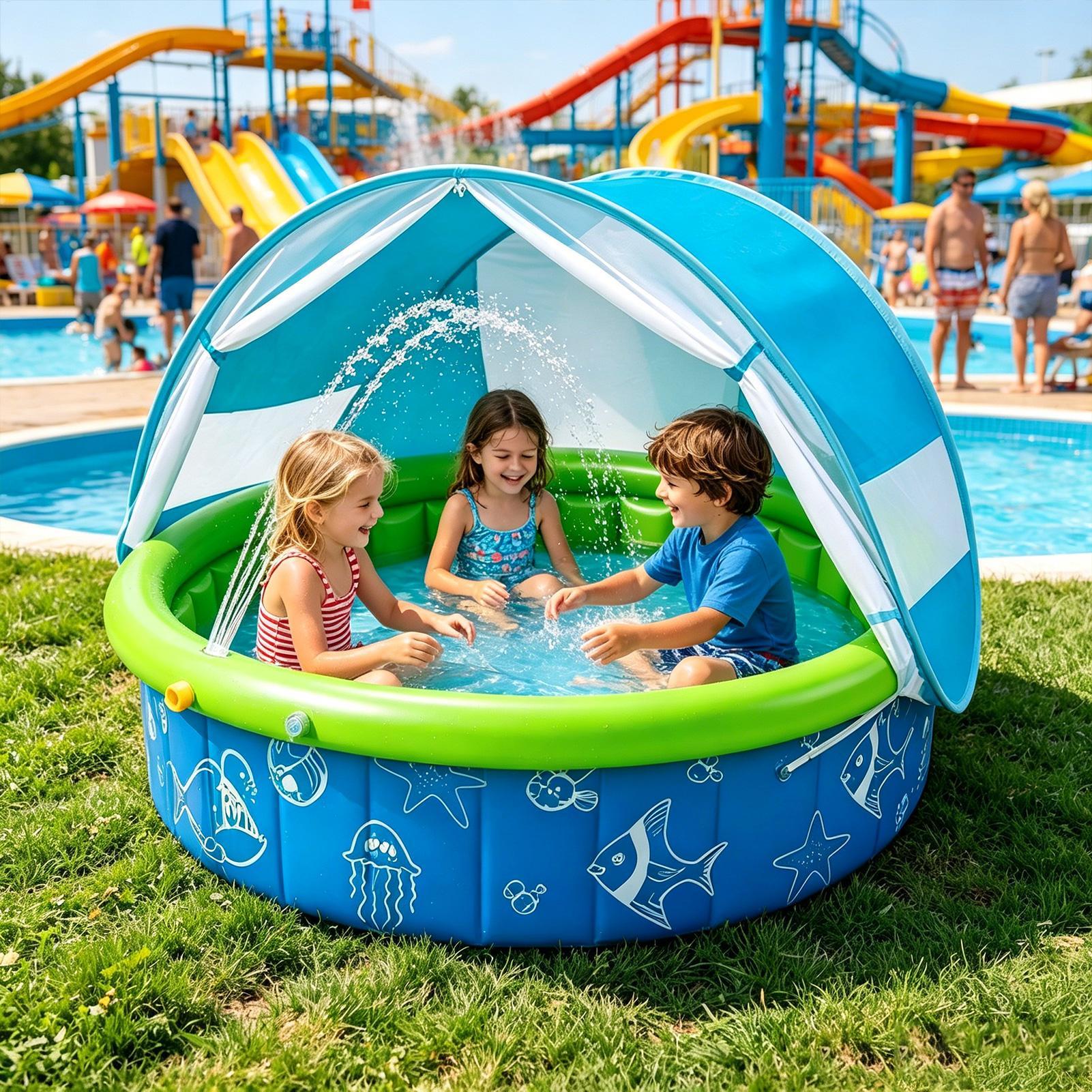 Piscina Infantil de Verão para - Kids Outdoor Yard avaliação e preço