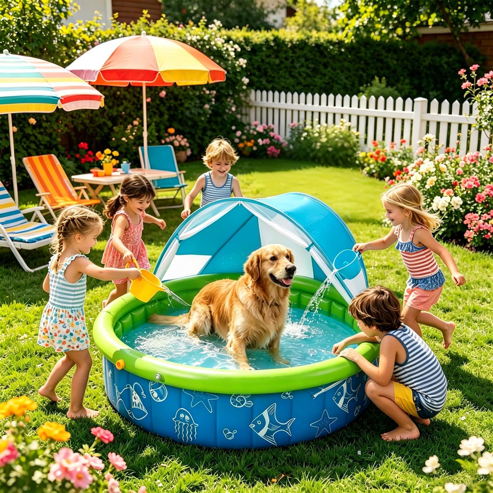 Piscina Infantil de Verão para - Kids Outdoor Yard avaliação e preço