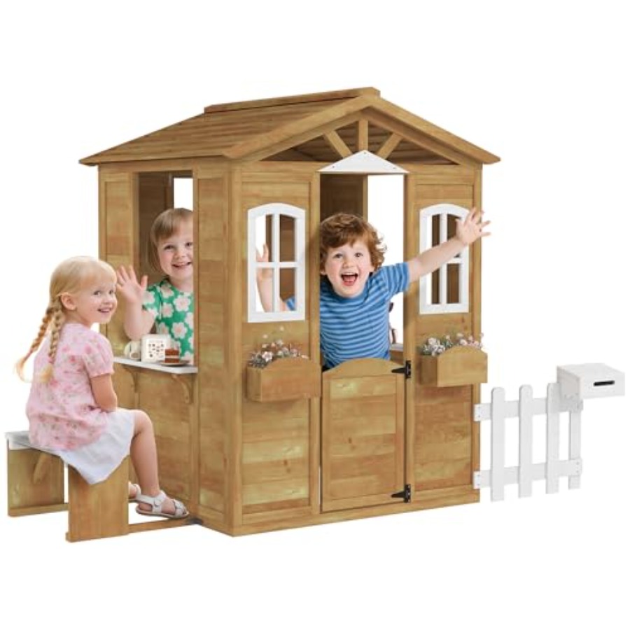 Casa de brincar ao ar livre pa - Kids Outdoor Nature Play avaliação e preço